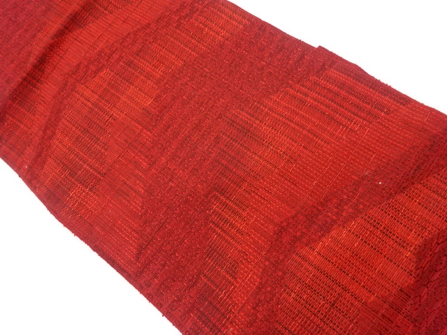 JAPANESE KIMONO / VINTAGE NAGOYA OBI / WOVEN ABSTRACT RHOMBUS